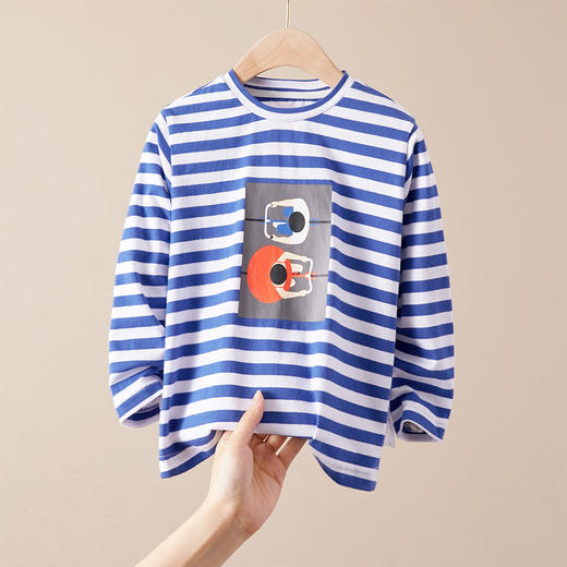 【辛巴娜娜】simbanana长袖T恤春秋宝宝男童上衣儿童小童幼儿打底衫 商品图0