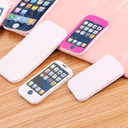 创意手机造型橡皮擦学生奖品礼物可爱文具儿童苹果造型橡皮擦 1个 商品图4