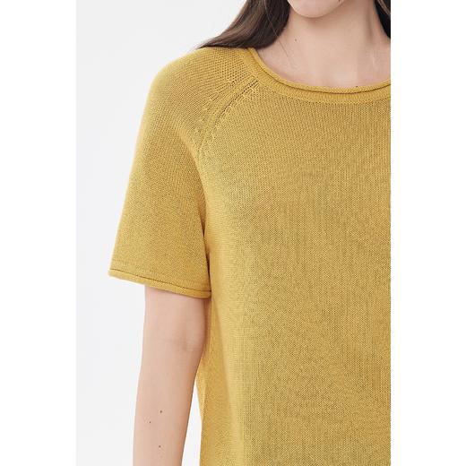 零意义·女士干爽粗针卷边针织衣 商品图3