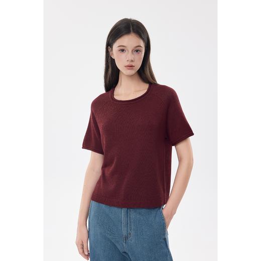 零意义·女士干爽粗针卷边针织衣 商品图9