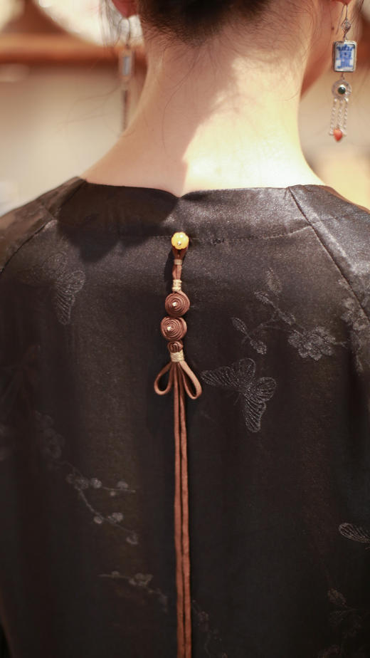 漫物记斜襟一粒扣袍子XYS-267 商品图4