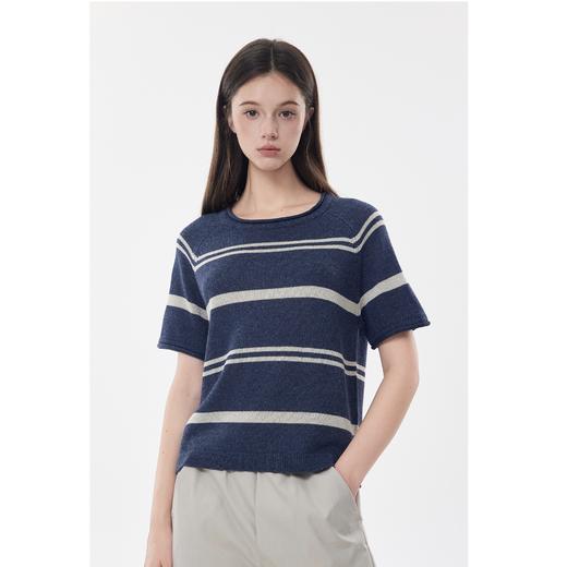 零意义·女士干爽粗针卷边针织衣 商品图11