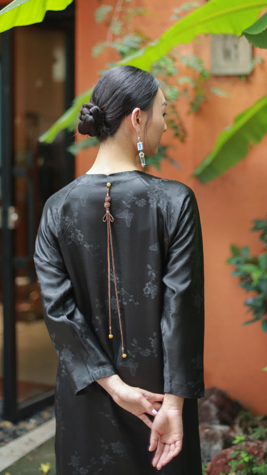 漫物记斜襟一粒扣袍子XYS-267 商品图2