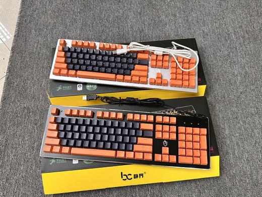 机械键盘 104键办公电竞游戏笔记本台式电脑有线键盘 静界 商品图0