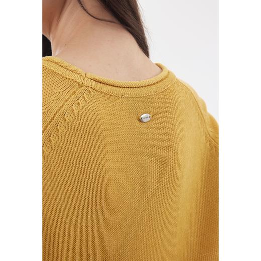 零意义·女士干爽粗针卷边针织衣 商品图4