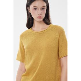 零意义·女士干爽粗针卷边针织衣