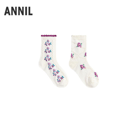 【实体店同款】女童中袜两双装秋季新款安奈儿童装JG537493 商品图1