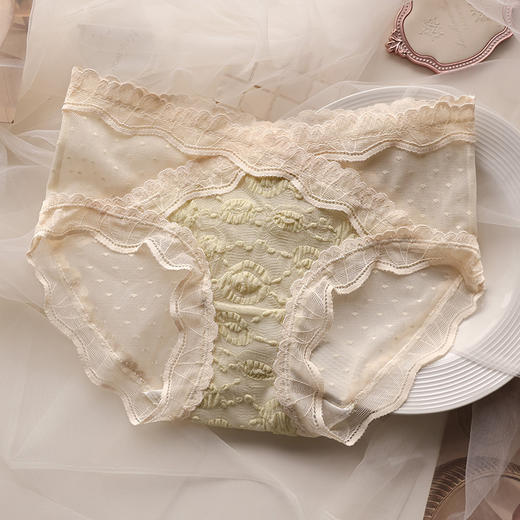 【速抢6条！轻薄无痕，性感蕾丝✨】大码女士必备！纯棉底裆轻薄透气三角裤，舒适又健康💃 商品图8
