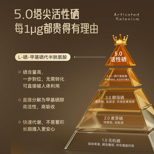 ² 【MT新西兰进口第五代“小金盾”活性硒胶囊】60粒/瓶 HM02-CRMM-YYSJ 商品图3