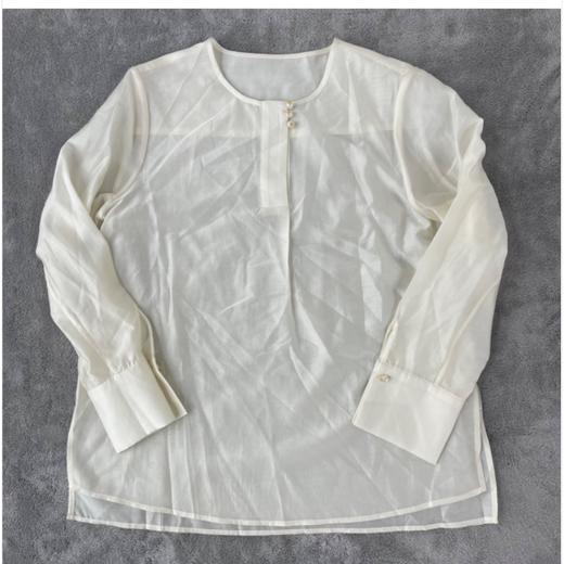 【指定】良木礼天丝珍珠衬衫 商品图0