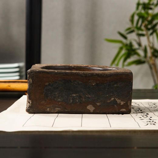 汉晋“精巧凤凰纹”古砖制砚 商品图5