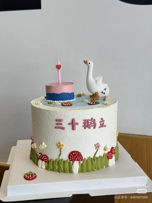 三十鹅立卡通蛋糕-低糖处理无添加 商品图4