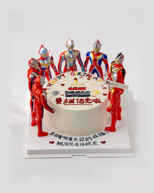 奥特曼天团（百分百进口动物奶油） 商品图0