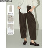 COCOBELLA简约气质针织灯笼裤女秋冬束脚奶奶裤休闲裤PA7046 商品缩略图0