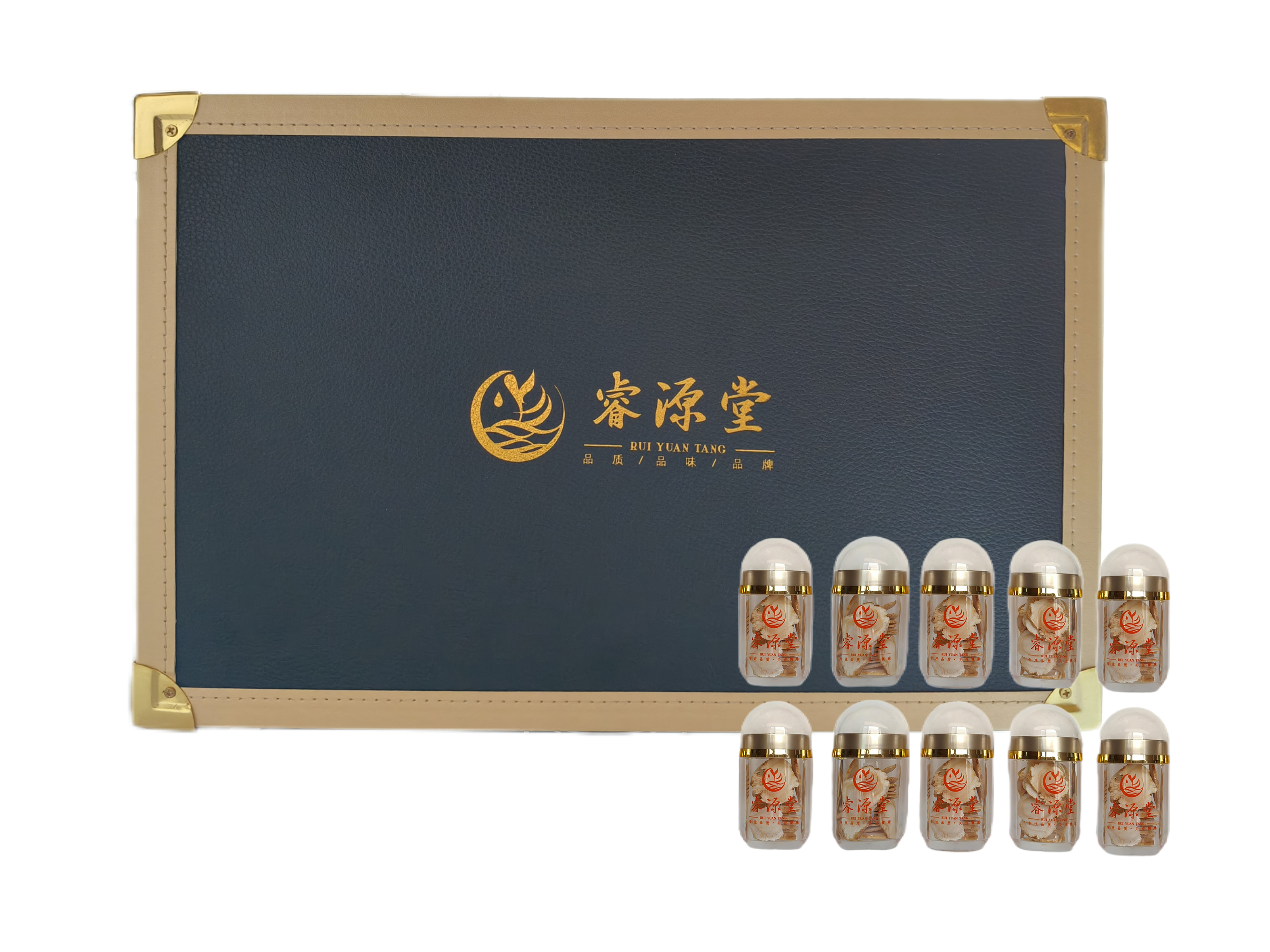 加拿大西洋参1.8#片10g*10支（黑皮箱）