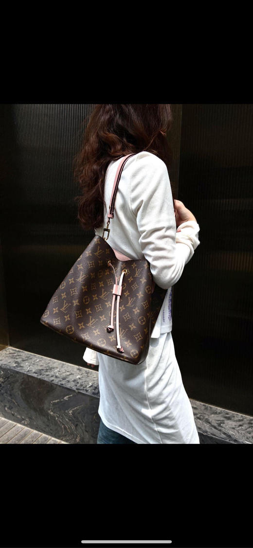 Lv neo 粉色 老花 水桶包 商品图1