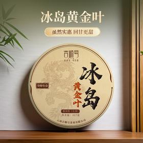 第2份半价！2023春茶 吉顺号冰岛普洱茶生古树茶黄金叶357克