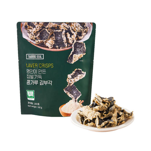 MM 山姆 Traders Deal 海苔糯米脆蛋黄酱味（膨化食品）180g 商品图0