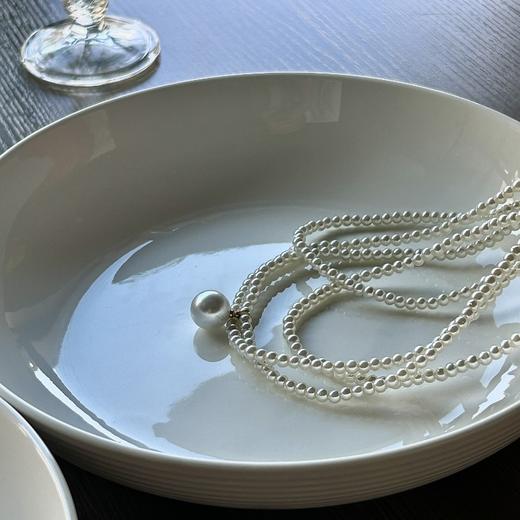 【清仓特价29.9元4个】【简约复古】梦境流光系列8.5英寸霜月深盘 4个 商品图3