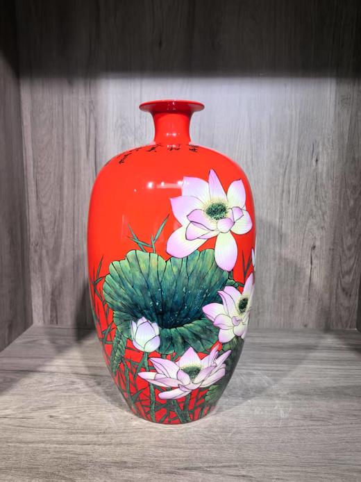 高温中华红《盛世祥和》赏瓶 商品图0