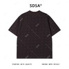 SDSA夏季高级感新款男士美式扎染图案圆领短袖T恤复古百搭上衣 商品缩略图5