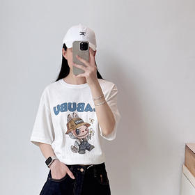 圆领短袖T恤百搭显瘦短袖上衣短袖T