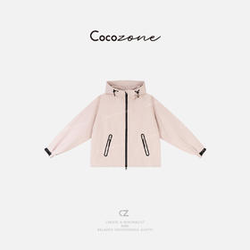 COCO ZONE 刘一一 “落樱粉”轻户外运动连帽品质感外套 CD2A1536