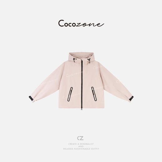 COCO ZONE 刘一一 “落樱粉”轻户外运动连帽品质感外套 CD2A1536 商品图0