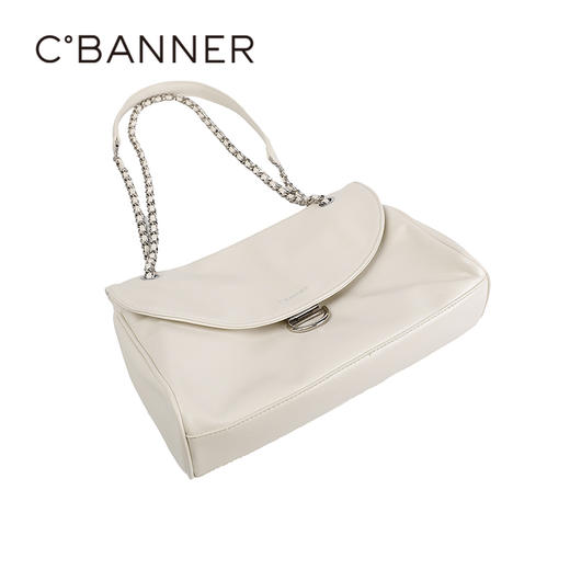 千百度秋季纹理包面拉链包带背提包A25406933 商品图4