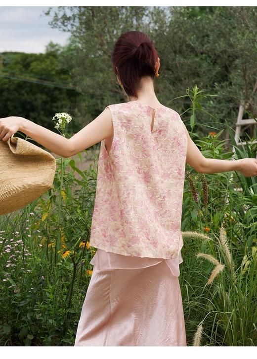 【门店同款】ENJOY夏季云敛-“乐染东方”花影和诗上衣 163497162 商品图3