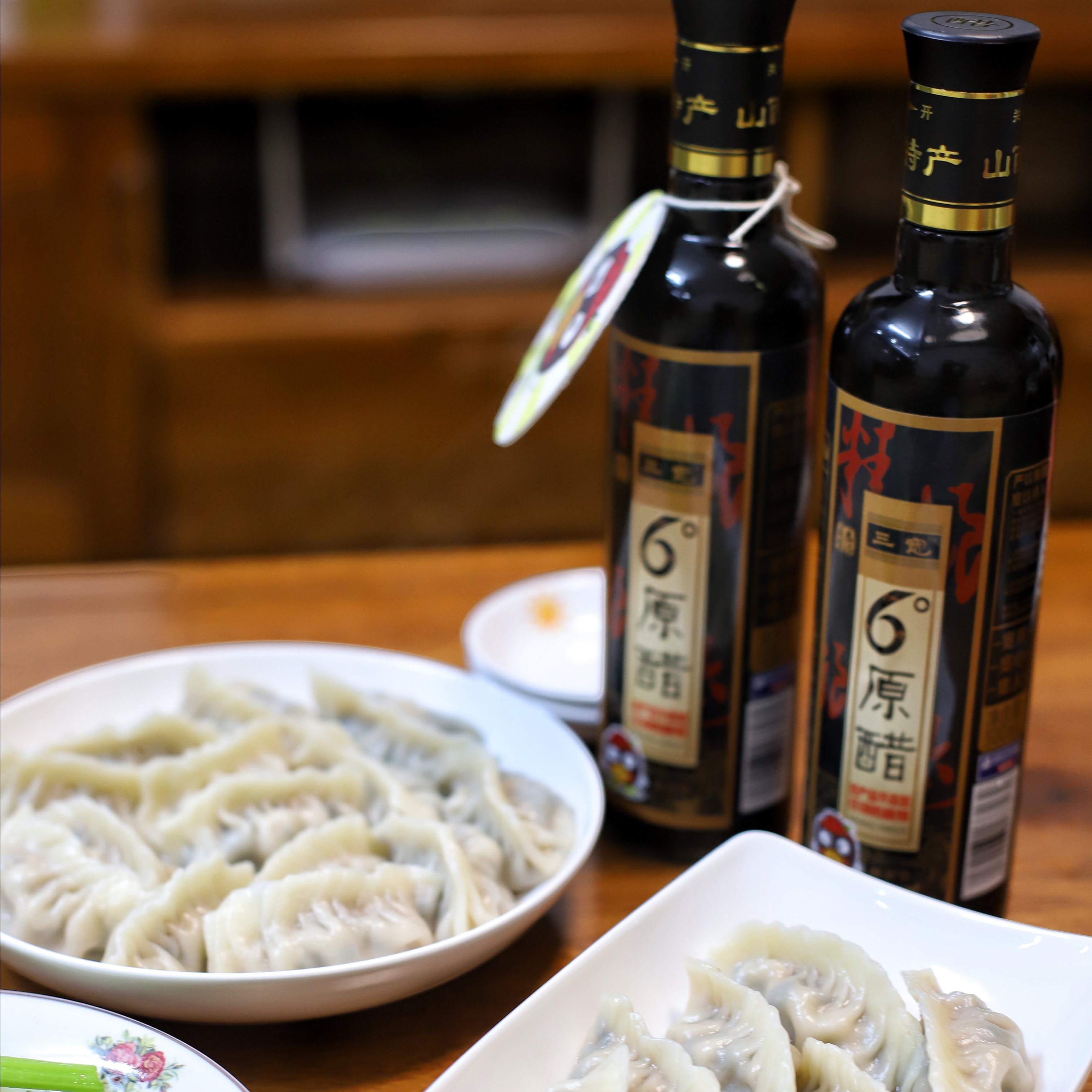 【山西老陈醋 （三宽6°原醋）500ml*2瓶】| 六度老陈醋，传统手工酿造，无添加，香味醇正，酸爽带劲