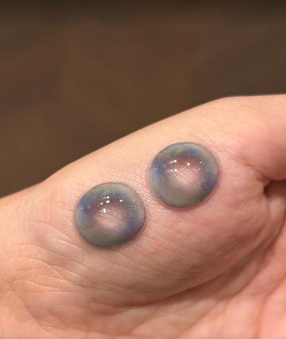 HUOHUOCON 羔羊梦核 半年抛 两片 14.5mm 参考着色 13.9mm 基弧 8.5 含水 40% 新锐国货 商品图3