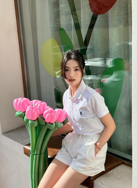 拉夫体制内精简气质百搭多穿针织小开衫POLO衫 商品图3