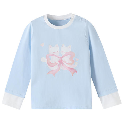 【实体店同款】女童圆领长袖上衣秋季新款安奈儿童装XG531220 商品图6