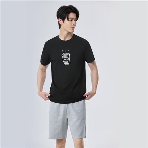 佐丹奴男装25年新款纯棉T恤衫01095302 商品图3