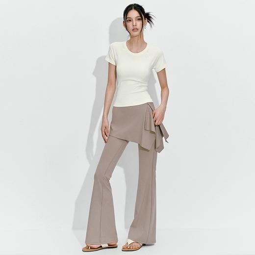 【3~5天发货】跃牌【美度空间】系列 新款无缝瑜伽短袖女T恤跑步薄款瑜伽服TX53001（预售8月初出货） 商品图4