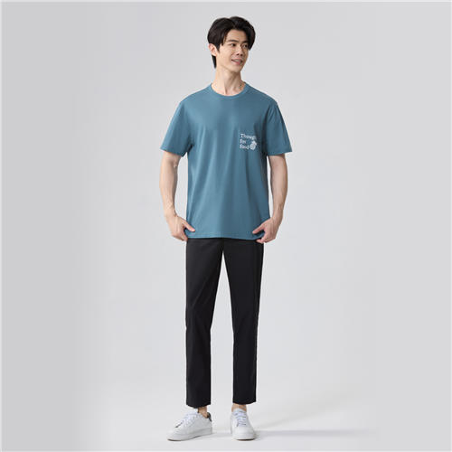 佐丹奴男装25年新款纯棉T恤衫01095302 商品图13