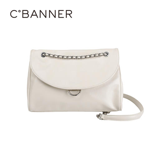 千百度秋季纹理包面拉链包带背提包A25406933 商品图1