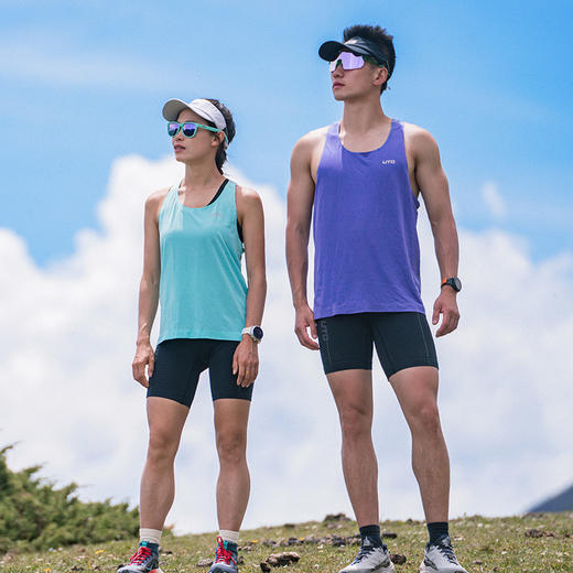 UTO/悠途 轻量运动背心 男女款夏季无袖圆领马拉松跑步速干背心-分销
 商品图1