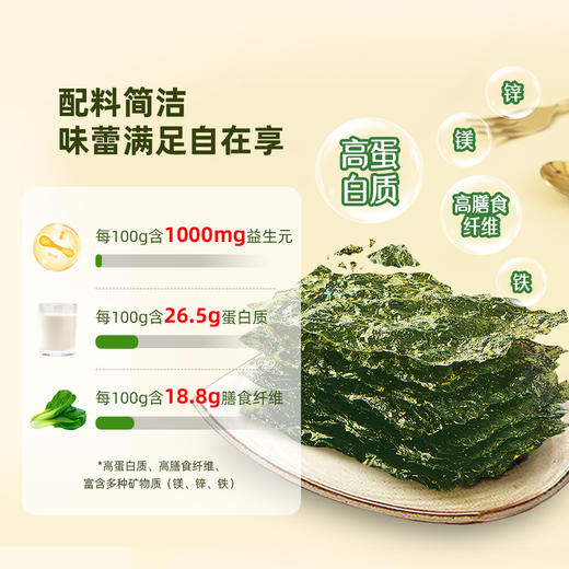 聚便利 X 山姆 益生元岩烧海苔 约7g/袋 商品图3
