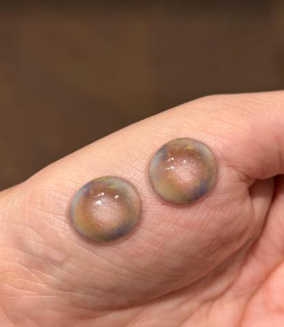 HUOHUOCON 白日梦核 半年抛 两片 14.5mm 参考着色 13.9mm 基弧 8.5 含水 40% 新锐国货 商品图3