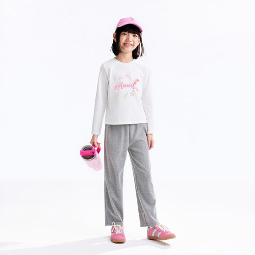 【实体店同款】女童长袖针织衫秋季新款安奈儿童装AG531298 商品图3