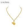 GAONAS  逍遥游中式时尚金色葫芦项链11495XGO 商品缩略图1