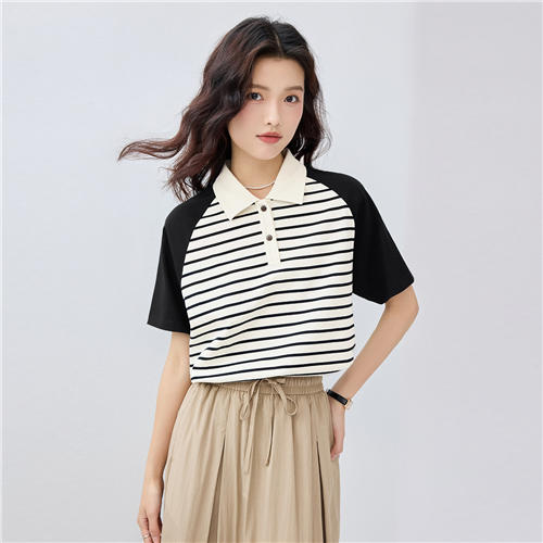 佐丹奴BM女装25年新款【100%棉】纯棉POLO衫13315209 商品图1