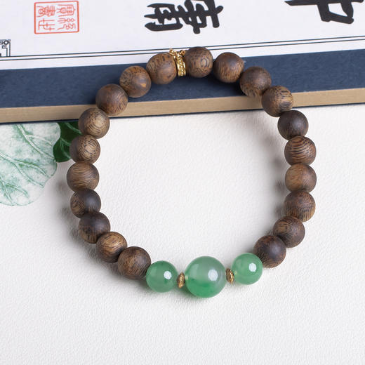 xy0441沉香+非洲翠莲蓬手串 商品图3