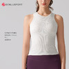 莫代尔螺纹圆领带胸垫百搭运动上衣瑜伽背心 DY66203 商品缩略图4