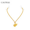 GAONAS  逍遥游中式时尚金色葫芦项链11495XGO 商品缩略图0