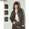 COCOBELLA[MIU系穿搭]质感手工擦色PU皮中古风休闲外套PU3003 商品缩略图0