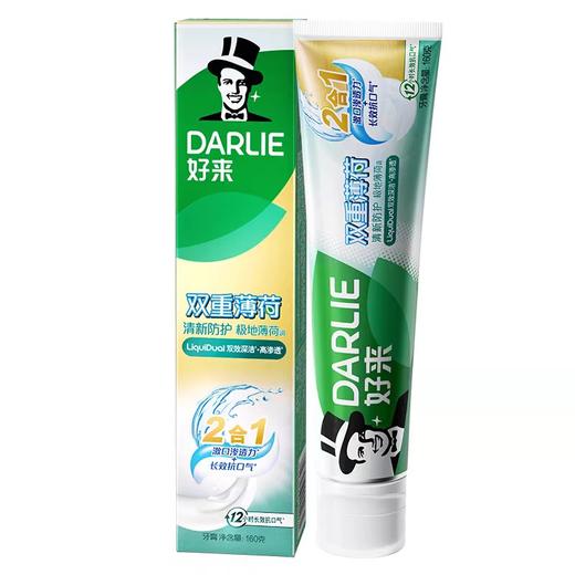 好来双重薄荷海洋清新牙膏 160g/支 商品图0