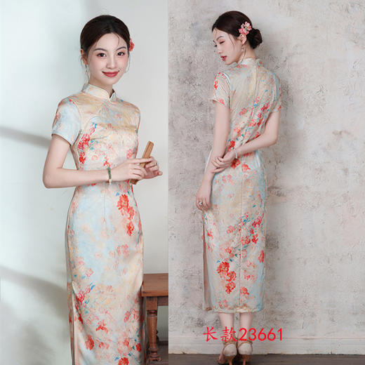 新中式国风，少女修身收腰旗袍GX-23661 商品图1